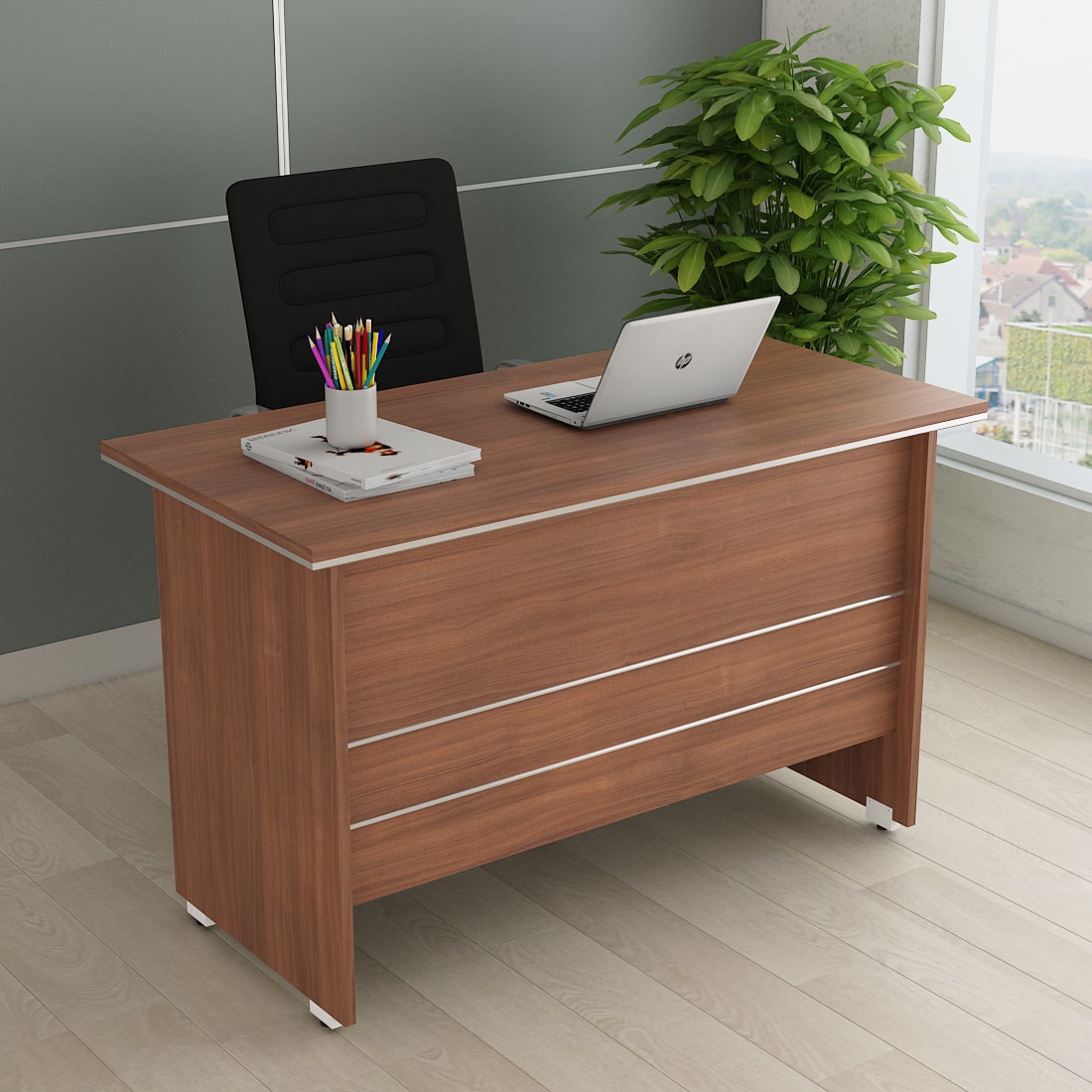 nova-desking-office-table-1200(w)x600(d)x750(h)-walnut-rigato ...