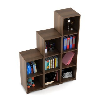 Book Case 123 - Walnut Bronze Woodpore