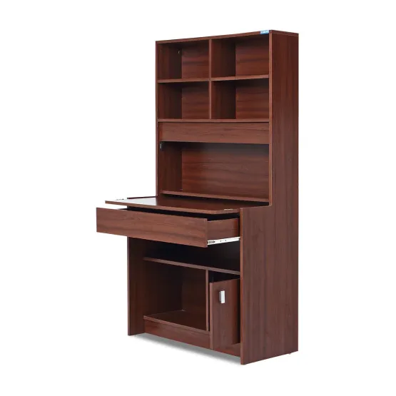 Kosmo Study Table Achiever - Walnut Rigato Woodpore