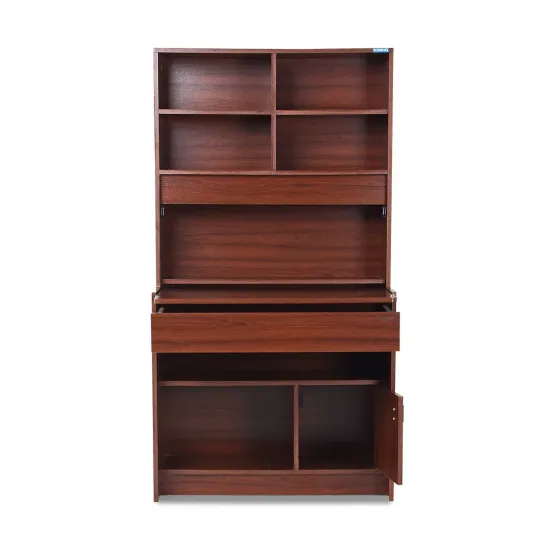 Kosmo Study Table Achiever - Walnut Rigato Woodpore