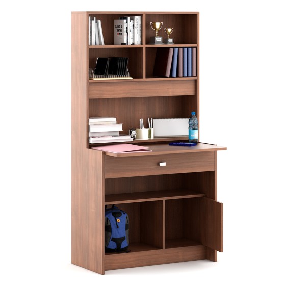 Study Table Achiever - Walnut Rigato Woodpore