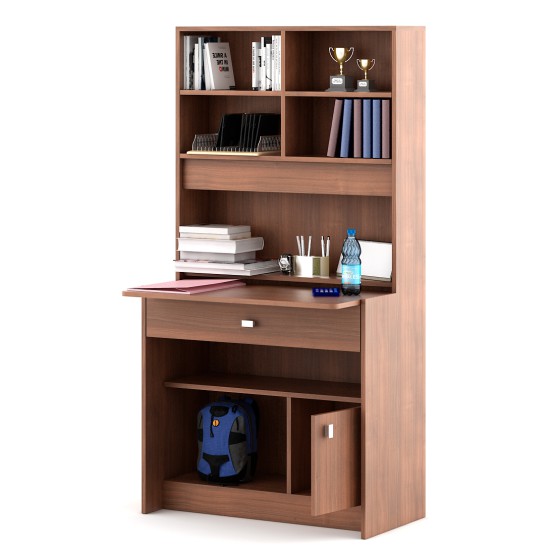 Study Table Achiever - Walnut Rigato Woodpore