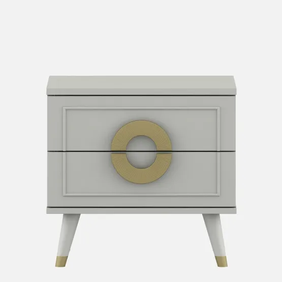 Akira Bedside - Pumik Grey