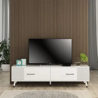 Base Tv Unit Alpine - High Gloss White