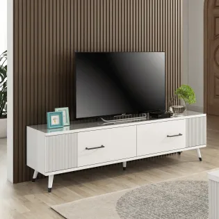 Base Tv Unit Alpine - High Gloss White