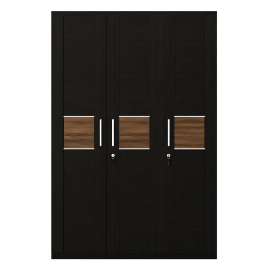 Ml Amazon 3 Door Wardrobe - Natural Wenge Woodpore