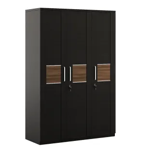 Ml Amazon 3 Door Wardrobe - Natural Wenge Woodpore