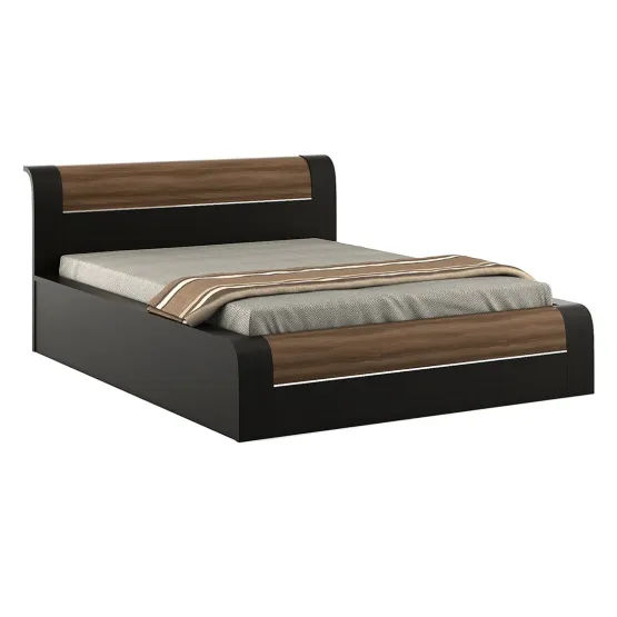 Ml Amazon Queen Bed With 3/4 Lift On - Natural Wenge