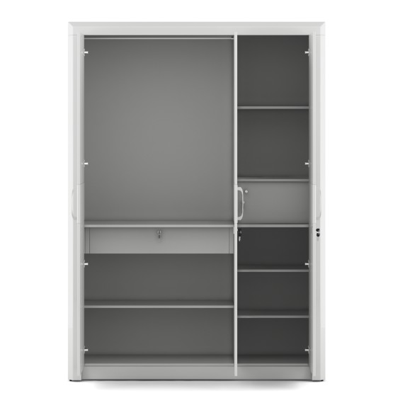 Kosmo Arctic 3 Door Wardrobe -high Gloss White