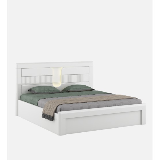 Kosmo Arctic King Bed Full Lift On With Top Panel?? - High Gloss White