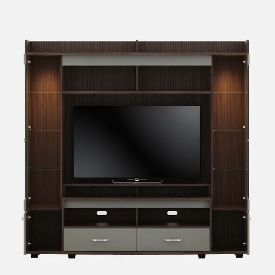 Wall Unit Arena - Lyon Walnut & Modern Ash