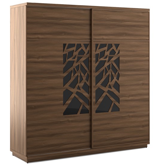 Autumn V2 Inner Sliding Wardrobe - Walnut Bronze