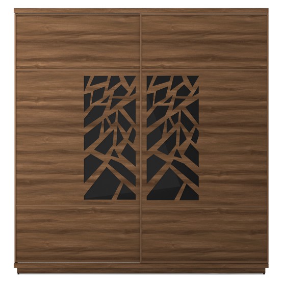 Autumn V2 Inner Sliding Wardrobe - Walnut Bronze