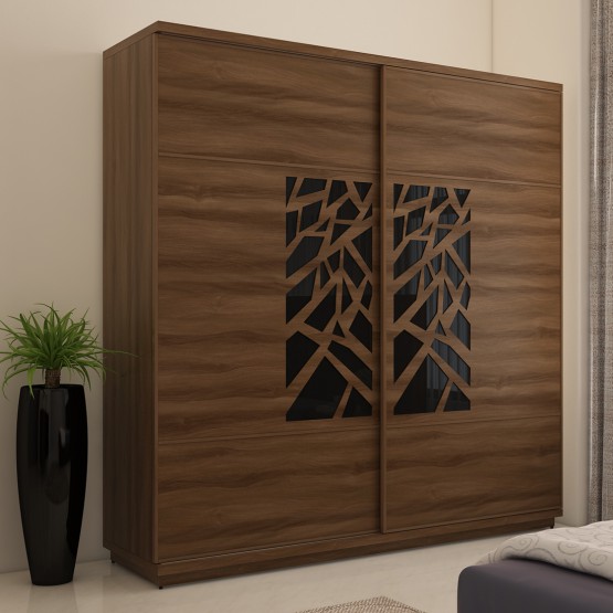 Autumn V2 Inner Sliding Wardrobe - Walnut Bronze