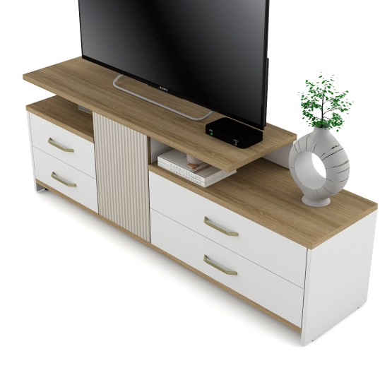 Kosmo Base Tv Unit St - Kingston White