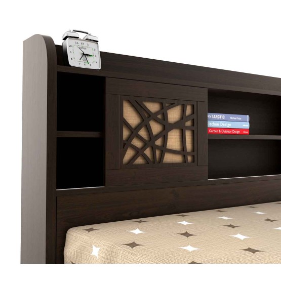 Mayflower King Bed With Box Type Storage - Vermount Woodpore