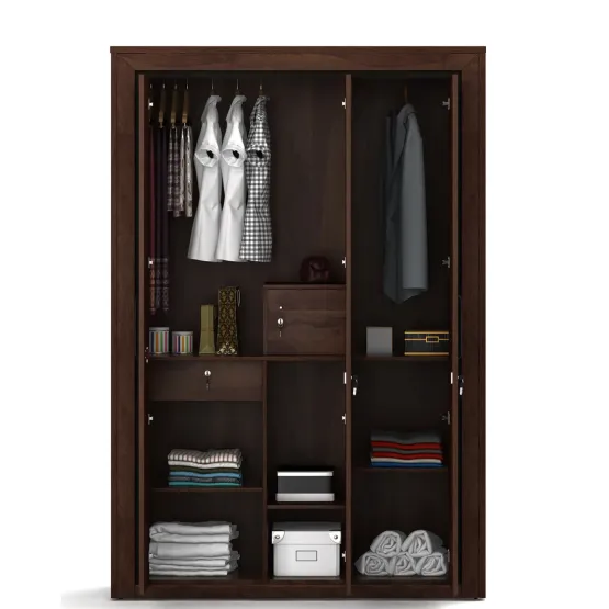 Spacewood Boston 3 Door Wardrobe - Sheesham