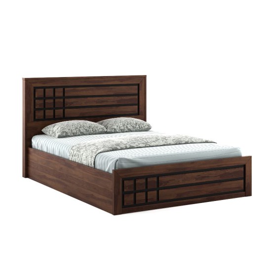 Kosmo Boston V3 Queen Bed Full Lifton - Sheesham