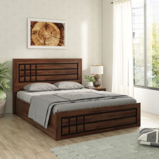 Kosmo Boston V3 King Bed Full Lifton - Sheesham