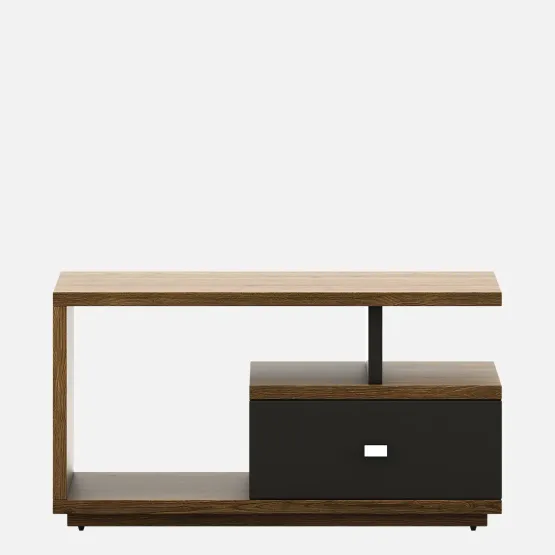 Kosmo Center Table Ct 101 In Classic Oak & Slate Grey