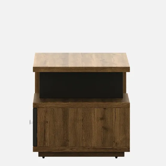 Kosmo Center Table Ct 101 In Classic Oak & Slate Grey