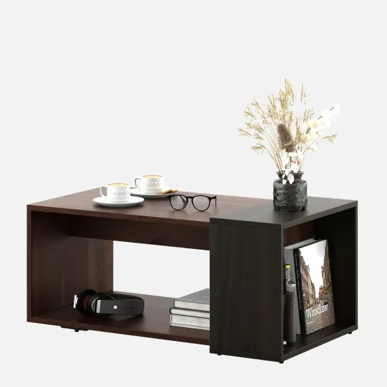 Kosmo Center Table Ct 107 In Sheesham & Fumed Oak