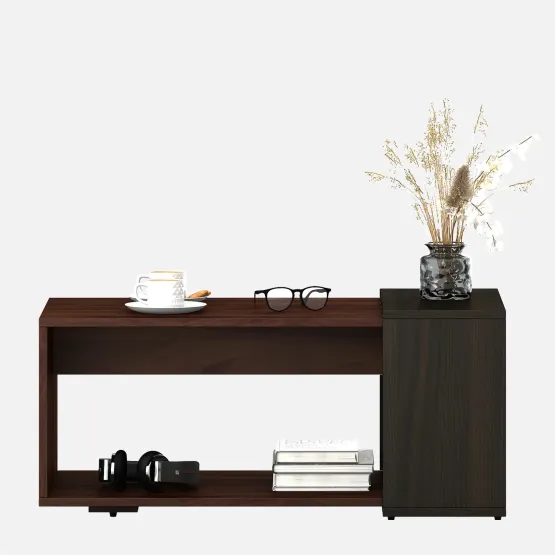 Kosmo Center Table Ct 107 In Sheesham & Fumed Oak