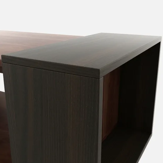 Kosmo Center Table Ct 107 In Sheesham & Fumed Oak