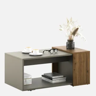 Kosmo Center Table Ct 108 In Modern Ash & Classic Oak