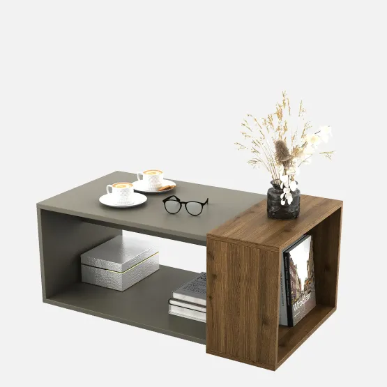 Kosmo Center Table Ct 108 In Modern Ash & Classic Oak