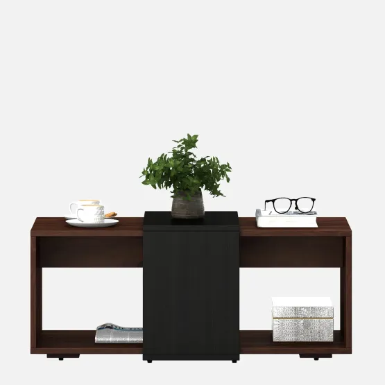 Kosmo Center Table Ct 109 In Sheesham & Natural Wenge