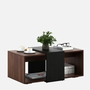 Kosmo Center Table Ct 109 In Sheesham & Natural Wenge