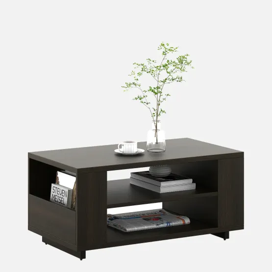 Kosmo Center Table Ct 110 In Fumed Oak