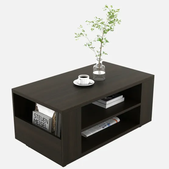 Kosmo Center Table Ct 110 In Fumed Oak