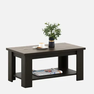 Kosmo Center Table Ct 111 In Fumed Oak & Vintage Wood