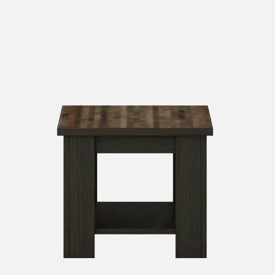 Kosmo Center Table Ct 111 In Fumed Oak & Vintage Wood