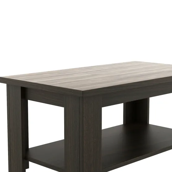 Kosmo Center Table Ct 111 In Fumed Oak & Vintage Wood