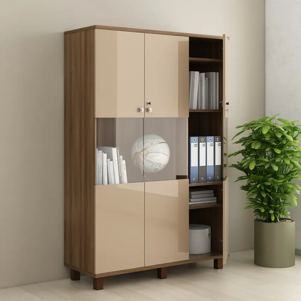 Chief Book Case 1200 (w) X 450 (d) X 1800 (h) - Capachino