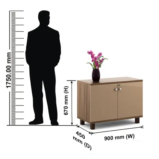 Chief Low Height Storage 900 (w) X 450 (d) X 670(h) - Capachino