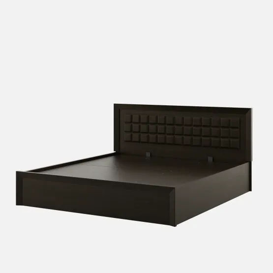 Choco Queen Bed Full Lift On Storage - Vermont