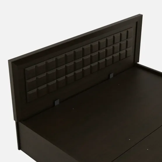 Choco Queen Bed Full Lift On Storage - Vermont