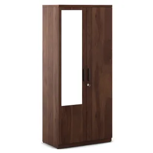 Carnival 2 Door Wardrobe With Mirror - Sheesham