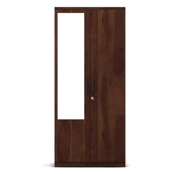 Carnival 2 Door Wardrobe With Mirror - Sheesham