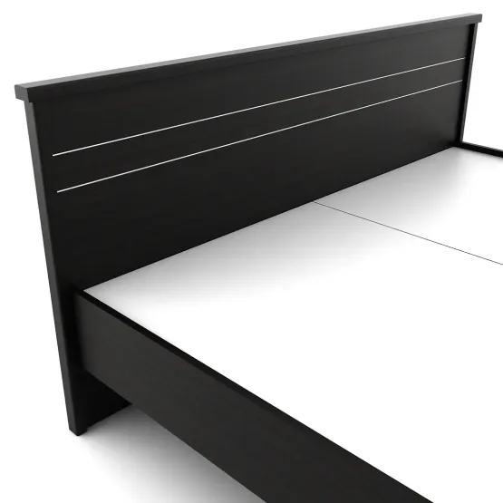 Kosmo Carnival V3 King Bed Without Storage - Natural Wenge Woodpore