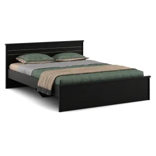 Kosmo Carnival V3 King Bed Without Storage - Natural Wenge Woodpore