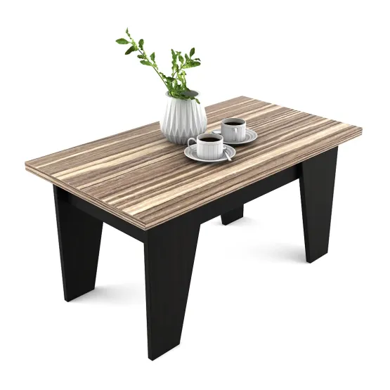 Kosmo Center Table 32 - Natural Ebony & Natural Wenge