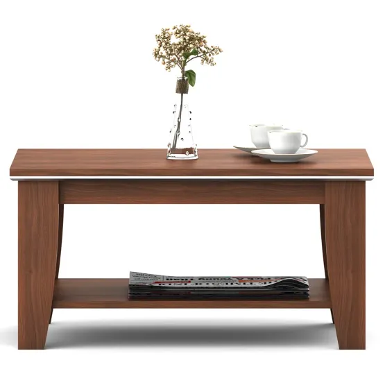 Kosmo Centre Table Ct03 - Walnut Rigato Woodpore