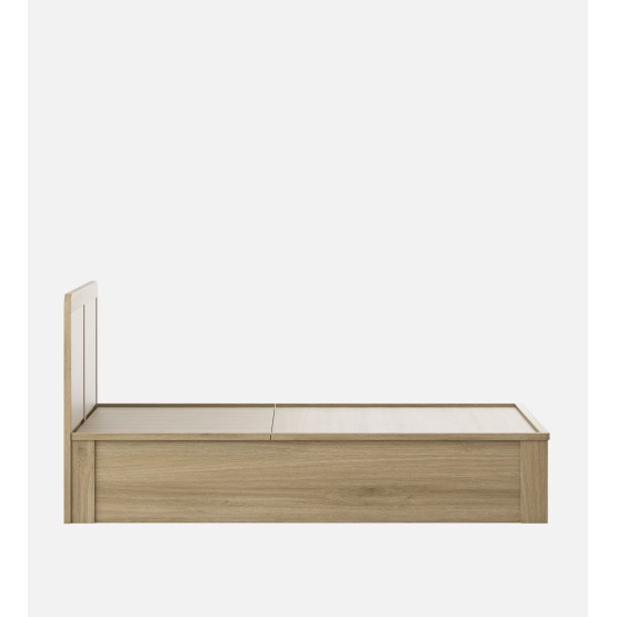 Cleo Queen Bed 3/4th Lift On Storage-santana Oak & Bamboo Flute