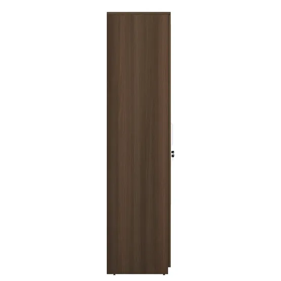 Kosmo Crescent 2 Door Wardrobe With Mirror - Mol-acacia Dark Woodpore