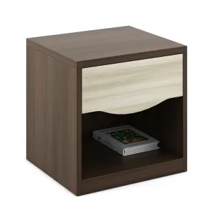 Kosmo Crescent Bedside - Mol-acacia Dark Woodpore